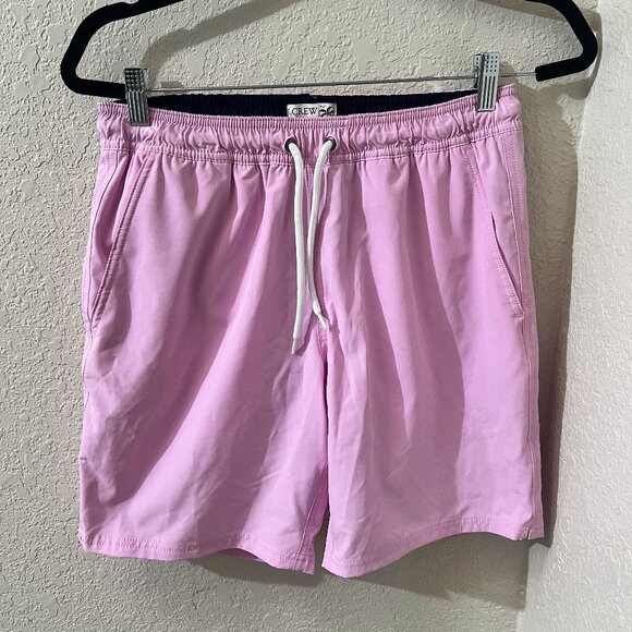 J Crew Pink Flex Swimwear Shorts Size Small Swim Summer Lululemon Water - Picture 1 of 4
